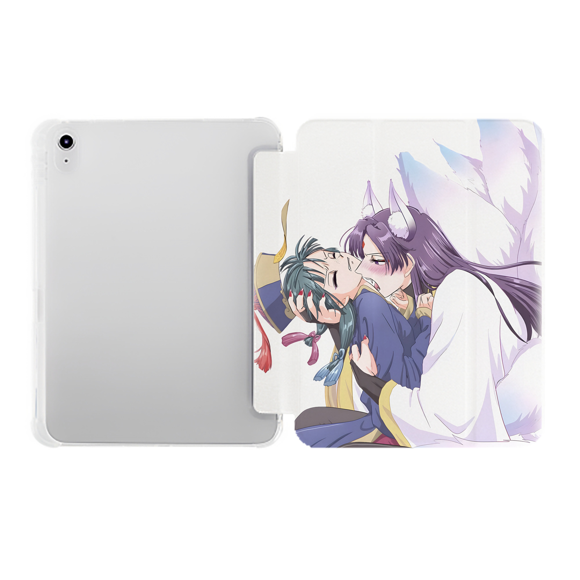 （画像用） 薬屋のひとりごと The Apothecary Diaries IPad ケース ペン収納付き 三つ折りスタンド PUレザー×シリコン 対応機種9.5/10.5/10.9インチ